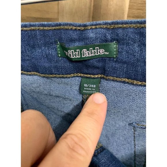 NWT Wild Fable Hishest Rise Denim Shorts Womens Plus Size 18 - Picture 5 of 5